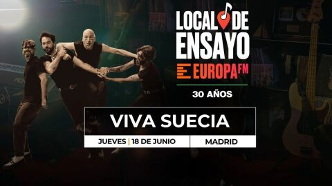 Viva Suecia abre este jueves el Local de Ensayo Europa FM para ofrecer una experiencia musical exclusiva y cercana Viva Suecia abre este jueves el Local de Ensayo Europa FM para ofrecer una experiencia musical exclusiva y cercana