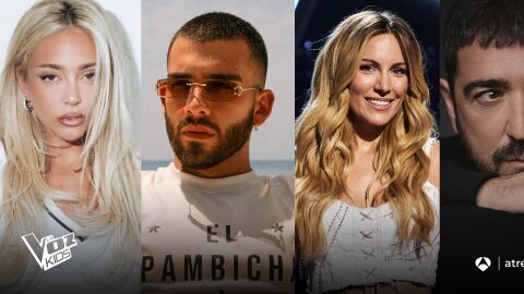 Ana Mena, Manuel Turizo, Edurne y Antonio Orozco serán los coaches de la próxima edición de ‘La Voz Kids’ en Antena 3 Ana Mena, Manuel Turizo, Edurne y Antonio Orozco serán los coaches de la próxima edición de ‘La Voz Kids’ en Antena 3