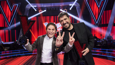 Eduardo &lsquo;El Campanero&rsquo; (equipo Orozco), ganador de &lsquo;La Voz Kids&rsquo;, l&iacute;der absoluto de la noche del s&aacute;bado en Antena 3