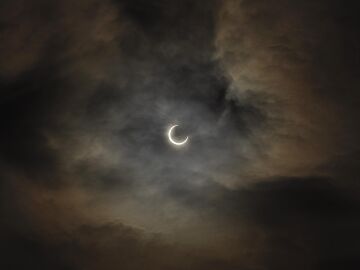 Imagen de un eclipse solar 