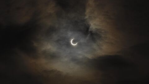 Imagen de un eclipse solar Imagen de un eclipse solar