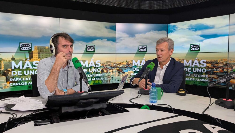 Alfonso Rueda en la entrevista con Rafa Latorre Alfonso Rueda en la entrevista con Rafa Latorre