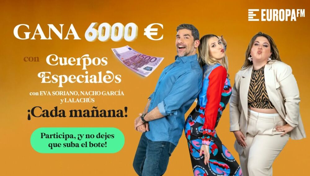 Un oyente de ‘Cuerpos especiales’ podría llevarse mañana 6.000 euros con ‘Pilla la cita y coge la guita’ Un oyente de ‘Cuerpos especiales’ podría llevarse mañana 6.000 euros con ‘Pilla la cita y coge la guita’